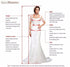 Elegant Lace Wedding Dresses for Women Luxury Sleeveless Deep V-Neck Bridal Gowns Sweetheart Wedding Gown